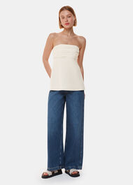 Lula Linen Blend Bandeau Top